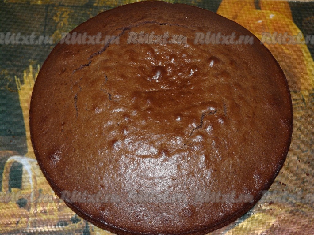 Шоколадный торт на кефире