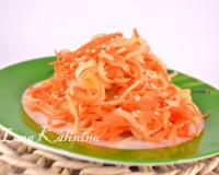 Салат из дайкона с морковью по-корейски