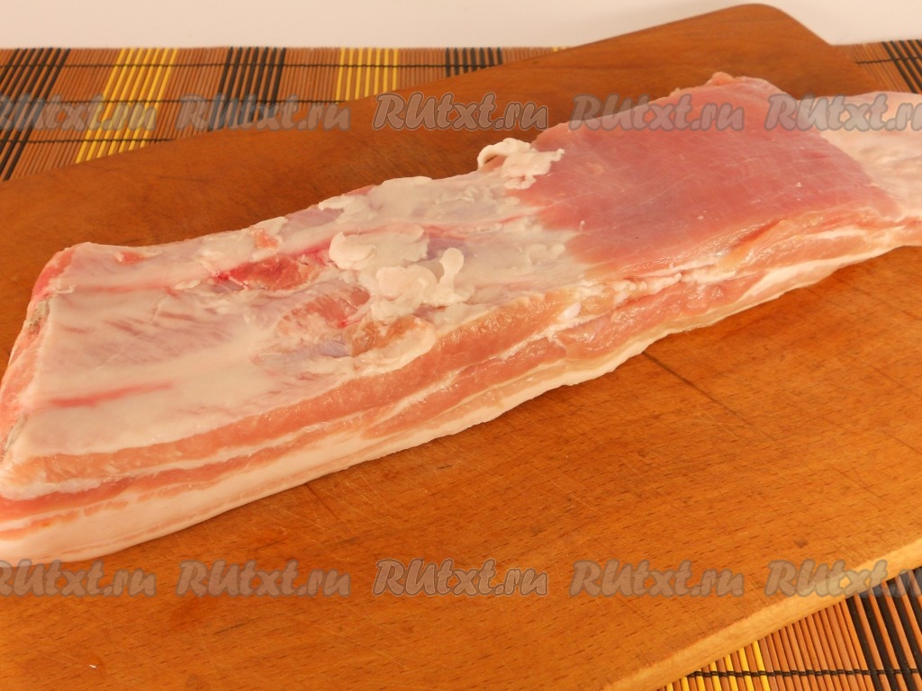 Грудинка свиная в духовке — рецепт с фото пошагово. Как запечь свиную грудинку в духовке?