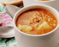 Суп с чечевицей и рисом