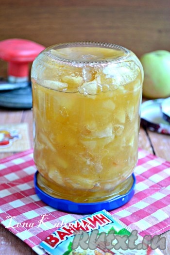Рецепт густого варенья из яблок