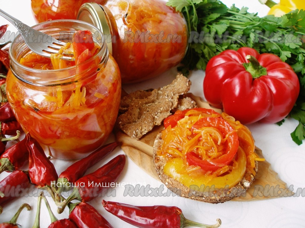 Лечо из болгарского перца с помидорами на зиму: 20 отличных рецептов