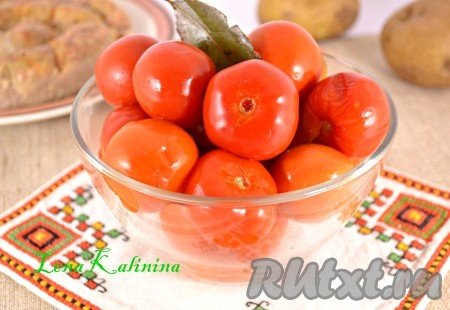 Рецепт соленых помидоров с горчицей