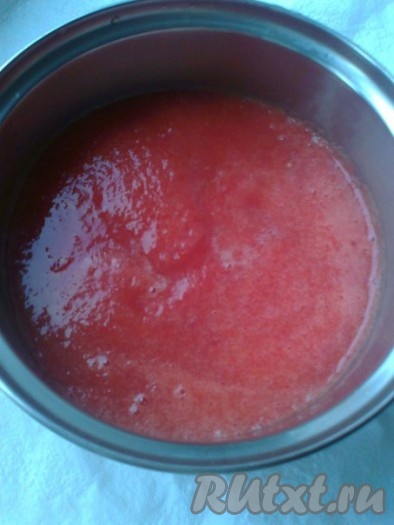 Получается 1 литр домашнего томатного сока.
