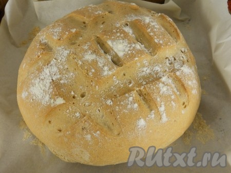 Далее выпекать пшенично-ржаной хлеб в предварительно разогретой до 200-220 градусов духовке около 40-45 минут до легкой румяности.
