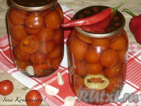 Маринованные помидоры черри на зиму