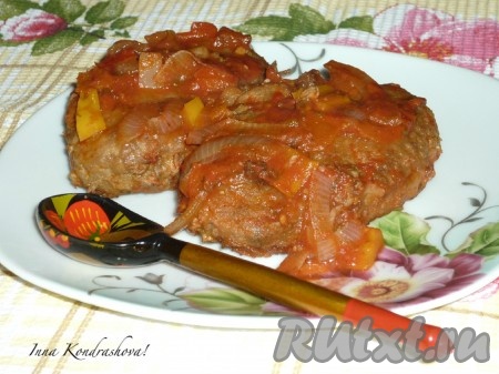 Очень вкусные, сочные гречаники в томатном соусе готовы. 
