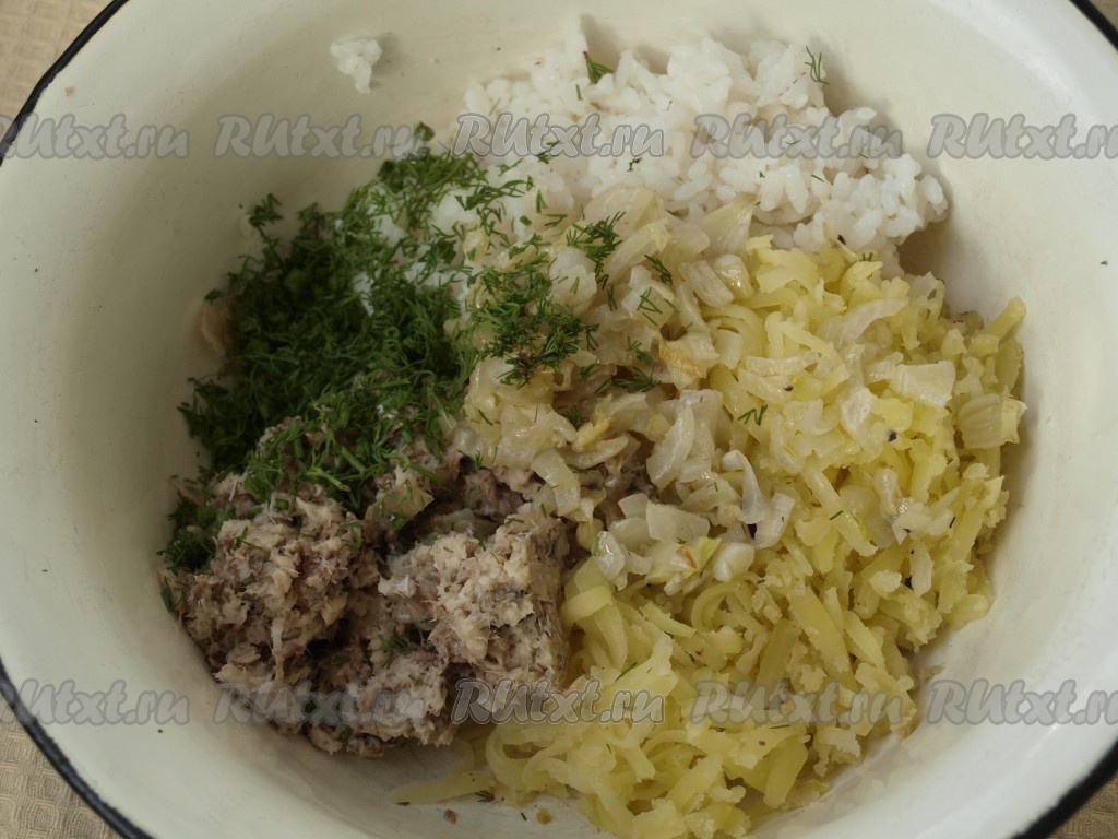Котлеты из рыбных консервов (с рисом и картофельным пюре) рецепт с фото пошагово - апекс124.рф