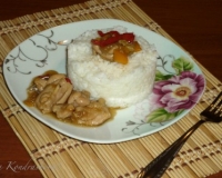Курица по-тайски с овощами