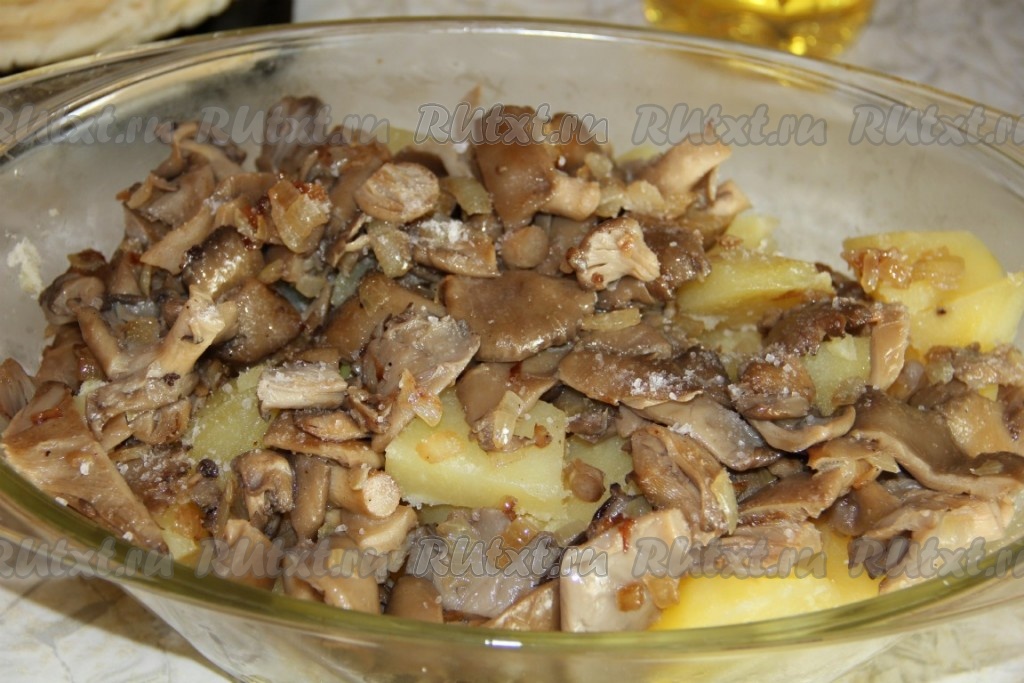 Картошка с вешенками в духовке: рецепты приготовления