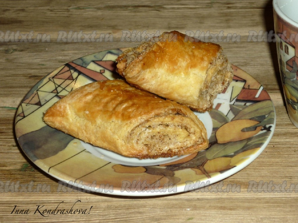 Рулетики с ореховой начинкой: 11 фото в рецепте