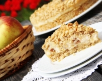 Рецепт яблочно-творожного пирога