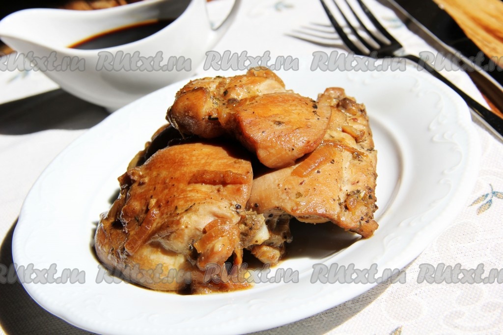 Курица в соевом соусе на сковороде - 9 пошаговых фото в рецепте