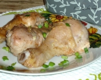 Курица в кефирном маринаде в духовке